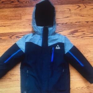 Gray and Black Kids Jacket